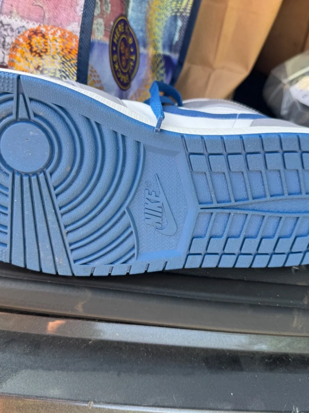 Jordan 1 Mid Cement True Blue